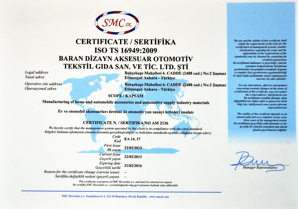 ISO TS 16949:2009